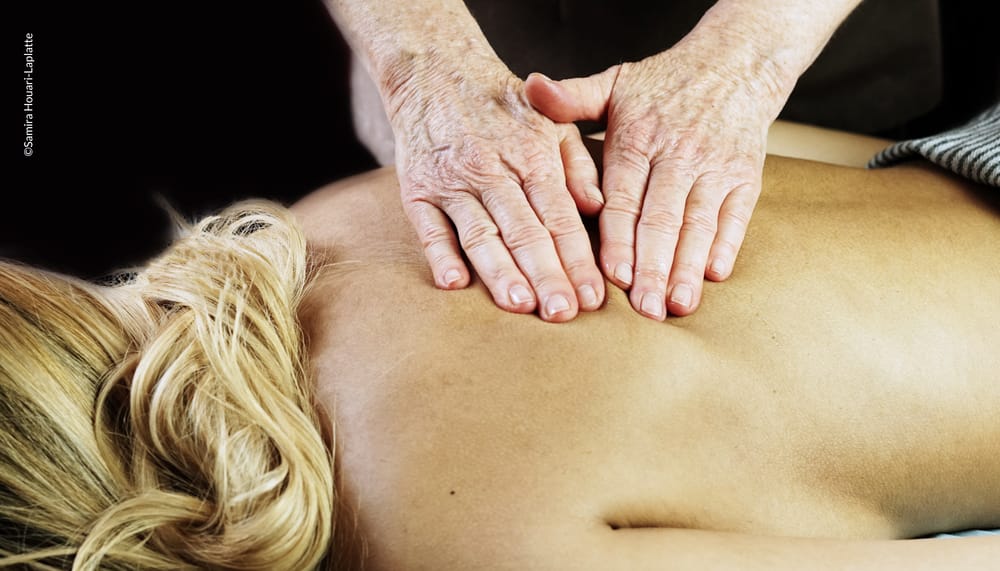 photo de massage Nantes du dos au salon Douce Heure des Mains